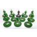 Subbuteo Andrew Table Soccer Panathinaikos 1971 Wembley edition on classic Hasbro bases